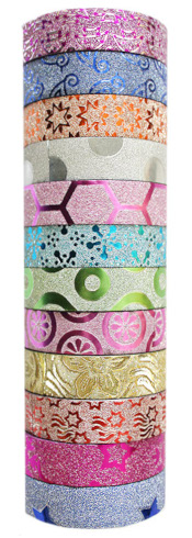 Лента клейкая для декора, 1,2 см х 2,65 м, в ассортименте 5К-1064