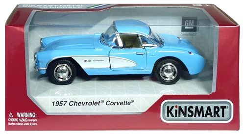 Машинка Kinsmart Chevrolet Corvette 1957 год KT5316W Машинка Kinsmart Chevrolet Corvette 1957 год KT5316W