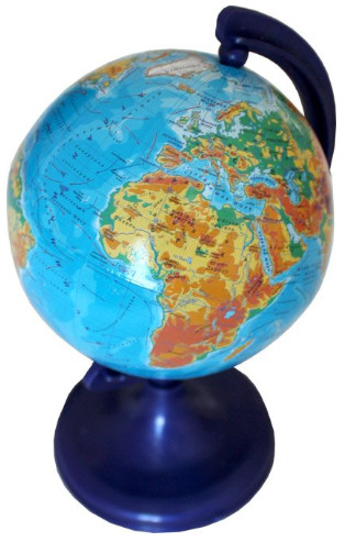 Глобус физический 32 см пластик  04140