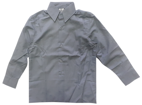 Рубашка с длинным рукавом, серая р. 26 14279 Рубашка с длинным рукавом, серая р. 26 14279