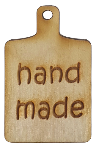 Фигурка фанерная - Бирка HAND MADE с ручкой 2 шт 4.8 см AS-4611, В-0125 Фигурка фанерная - Бирка HAND MADE с ручкой 2 шт 4.8 см AS-4611, В-0125