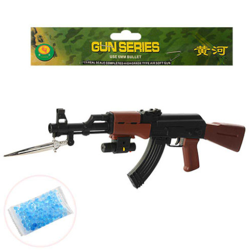Игрушка Оружие Автомат, стреляет гелевыми шариками, 45 см 1033-2 Игрушка Оружие Автомат, стреляет гелевыми шариками, 45 см 1033-2