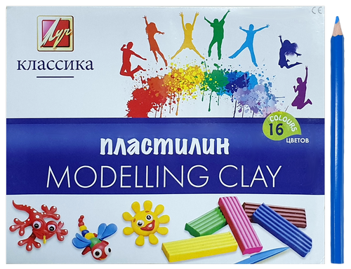 Пластилин Луч "Классика" 16 цветов 320 гр 20С 1329-08