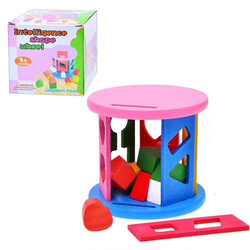 Игрушка Деревянная Сортер фигуры в коробке MD0348 Игрушка Деревянная Сортер фигуры в коробке MD0348