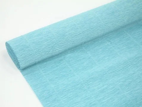 Бумага гофрированная Фантазия бирюзовая 55 % 26,4 г (50 х 200 см)