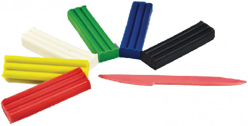 Пластилин Луч "Кроха" МЯГКИЙ !!! 6 цветов 99 гр 12С 863-08 фото 2