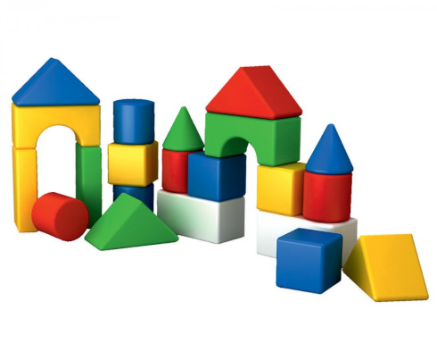 Игрушка Пластиковая Конструктор Радуга 1 19 деталей  2599