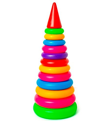 Игрушка Пластиковая Пирамида 18 х 44 см Bamsic № 3  06495