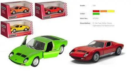 Машинка Kinsmart Lamborghini Miura P400 SV  KT5390W