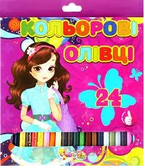 Карандаши цветные 24 цвета Незнайка 081930