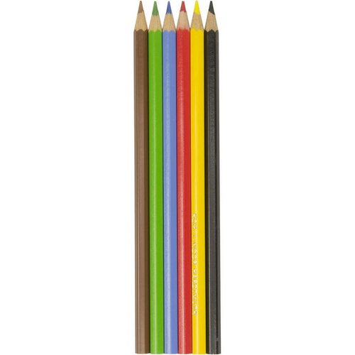 Карандаши акварельные цветные KOH-I-NOOR 6 цветов шестигранные фото 2 Карандаши акварельные цветные KOH-I-NOOR 6 цветов шестигранные фото 2