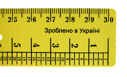 Линейка 30 см Закройщика желтая AS-0617 фото 3 Линейка 30 см Закройщика желтая AS-0617 фото 3