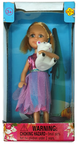 Кукла Defa Lucy Малышка с мишкой 13 см 8280 Кукла Defa Lucy Малышка с мишкой 13 см 8280