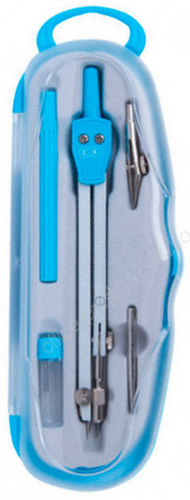 Готовальня 5 предметов Zibi розовая, голубая ZB.5312CL-10, ZB.5312CL-14 фото 2