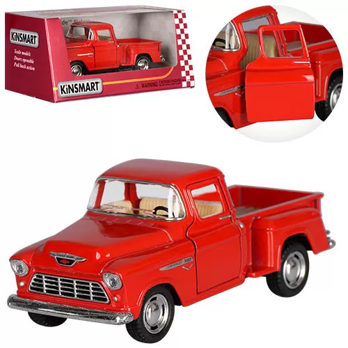 Машинка Kinsmart Chevrolet Stepside Pickup 1955 год KT5330WF, WB фото 2 Машинка Kinsmart Chevrolet Stepside Pickup 1955 год KT5330WF, WB фото 2