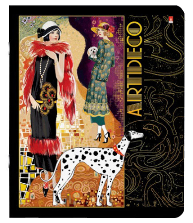 Тетрадь 48 л клетка Альт "Арт Деко" 7-48-758, 676487