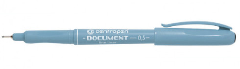 Ручка капиллярная линер Centropen 0,5 Document черный  К2631 7505