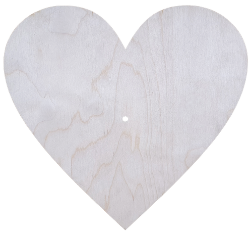 Основа для часов из фанеры 4 мм № 7 Сердце 37 x 37 см AS-4556, В-0169 Основа для часов из фанеры 4 мм № 7 Сердце 37 x 37 см AS-4556, В-0169