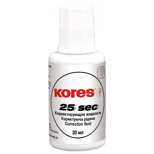 Корректор жидкий с кисточкой Kores 20 мл 25сек  K66817