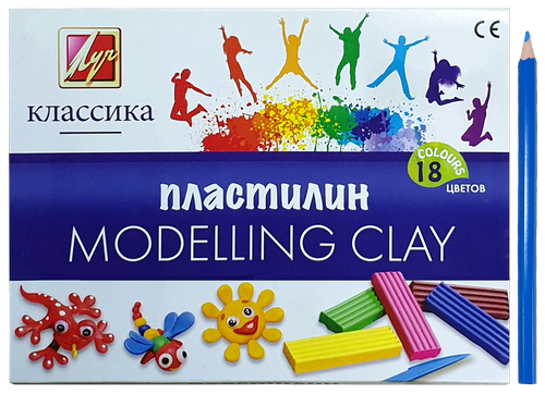 Пластилин Луч "Классика" 18 цветов 360 гр 20С 1330-08