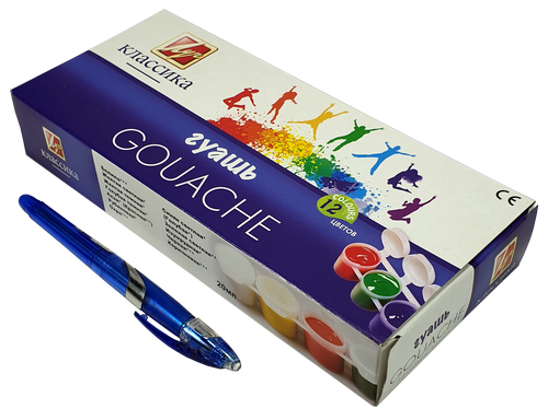 Гуашь набор Луч "Классика" 12цветов 20мл (блок-тара)  21С1376-08