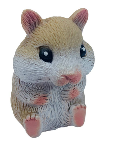 Игрушка Силиконовая тянучка Хомяк Большой коричневый 8 см  05451 фото 2