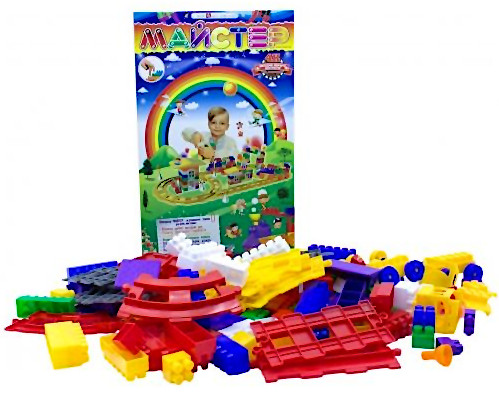 Игрушка Пластиковая Конструктор Мастер-4К железная дорога 150 деталей 5211 Игрушка Пластиковая Конструктор Мастер-4К железная дорога 150 деталей 5211