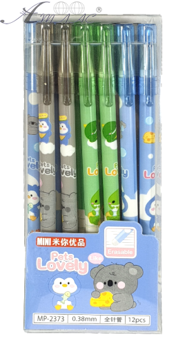 Ручка Пиши-Стирай Lovely Pets 0,38 мм Синяя MP-2373 Ручка Пиши-Стирай Lovely Pets 0,38 мм Синяя MP-2373