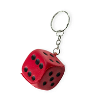Брелок Кубик м'який ігровий плаває 3 см  12467