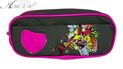 Пенал школьный LUCKY серый с боковым карманом PC11535 Пенал школьный LUCKY серый с боковым карманом PC11535