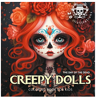 Раскраска Интегральная ASH 160*160 48 стр.Creepy Dolls  23397