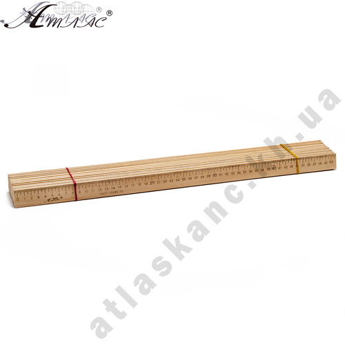 Лінійка Дерев'яна 50 см надрукована зі штрих-кодом AS-0656, К-4054 фото 2 Лінійка Дерев'яна 50 см надрукована зі штрих-кодом AS-0656, К-4054 фото 2
