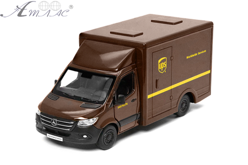 Машинка Kinsmart Mersedes-Benz Sprinter UPS Edition KT5476W Машинка Kinsmart Mersedes-Benz Sprinter UPS Edition KT5476W