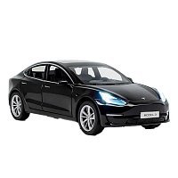 Машинка Автопром Tesla Model 3 Чорна 20см  AP7728