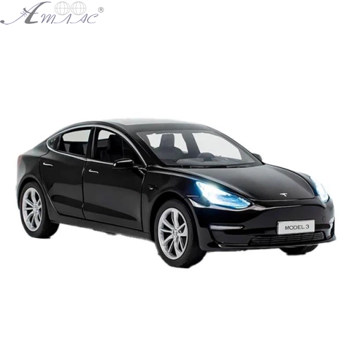 Машинка Автопром Tesla Model 3 Чорна 20см AP7728 Машинка Автопром Tesla Model 3 Чорна 20см AP7728