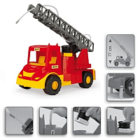 Іграшка Машинка Wader Пожежна Велика з помпою  44 см  39218