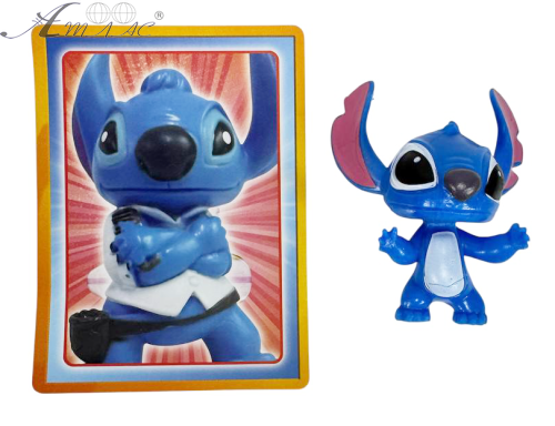 Іграшка Герої Мультфільмів Стич ~5 см простий із закритим ротом 08226 Іграшка Герої Мультфільмів Стич ~5 см простий із закритим ротом 08226