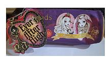 Пенал школьный 1 Вересня на 1 молнии, косметичка треугольный, фиолетовый 530843