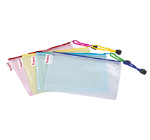 Папка на молнии Axent полупрозрачная DL микс 1408-00-А 