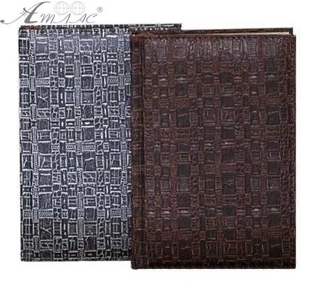 Щоденник недатований А5 ЖЛ шкірзамінник, сіро-чорний WB-5415 Щоденник недатований А5 ЖЛ шкірзамінник, сіро-чорний WB-5415