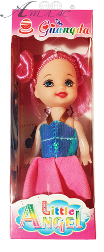 Іграшка Лялька 10см Little Angel з рожевим волоссям 23-495 Іграшка Лялька 10см Little Angel з рожевим волоссям 23-495