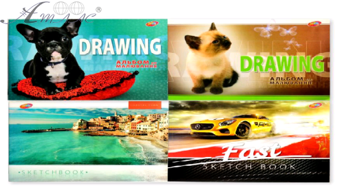 Альбом для малювання клеєний 20 аркушів Колорит АКС - 20 Альбом для малювання клеєний 20 аркушів Колорит АКС - 20