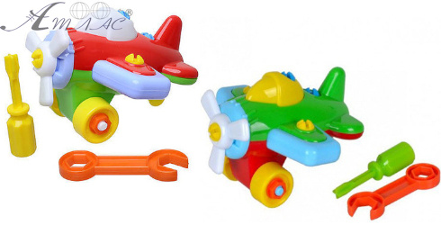 Игрушка Самолет разборный с инструментами 15 см 8860 Игрушка Самолет разборный с инструментами 15 см 8860