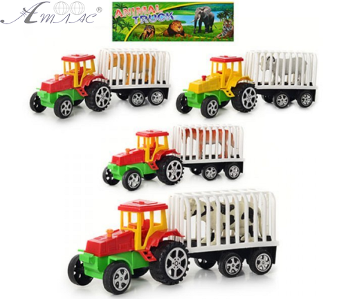 Іграшка Трактор інерційний із причепом 20 см А900 Іграшка Трактор інерційний із причепом 20 см А900