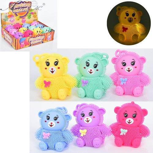 Игрушка Силиконовая тянучка Мишка свет 9см 11458 Игрушка Силиконовая тянучка Мишка свет 9см 11458