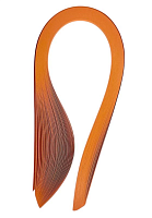 Бумага для Квиллинга Оранжевая Яркая интенсив 5мм 50полос 42см  00933