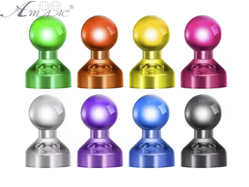 Магнит неодимимовый Пешка для доски Набор 8шт 16х11мм прозрачные  02733