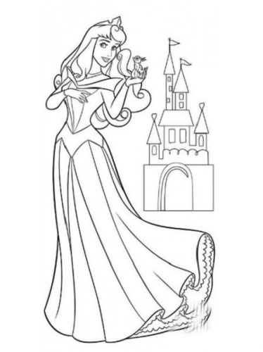 Холст с контуром Аврора на подрамнике 15 х 30 см  950712