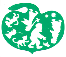 Трафарет для детского творчества Луч "Репка" 20С 1360-08