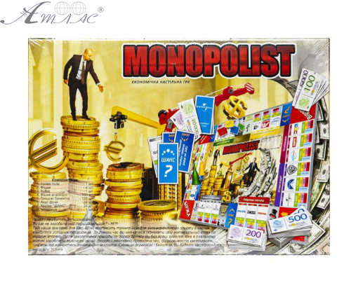 Гра Настільна Monopolist 36х25х2,5 см SP G08-02-U Гра Настільна Monopolist 36х25х2,5 см SP G08-02-U